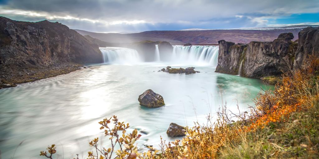 Godafoss waterfall outside Husavik, Iceland