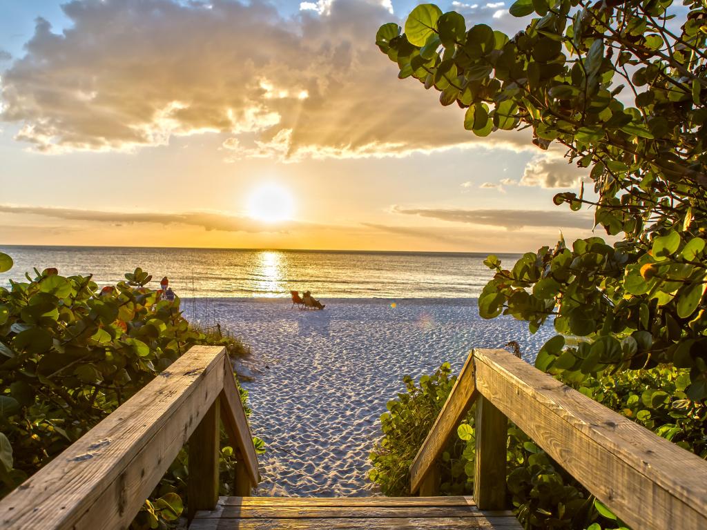 Sunset at Naples Beach Florida