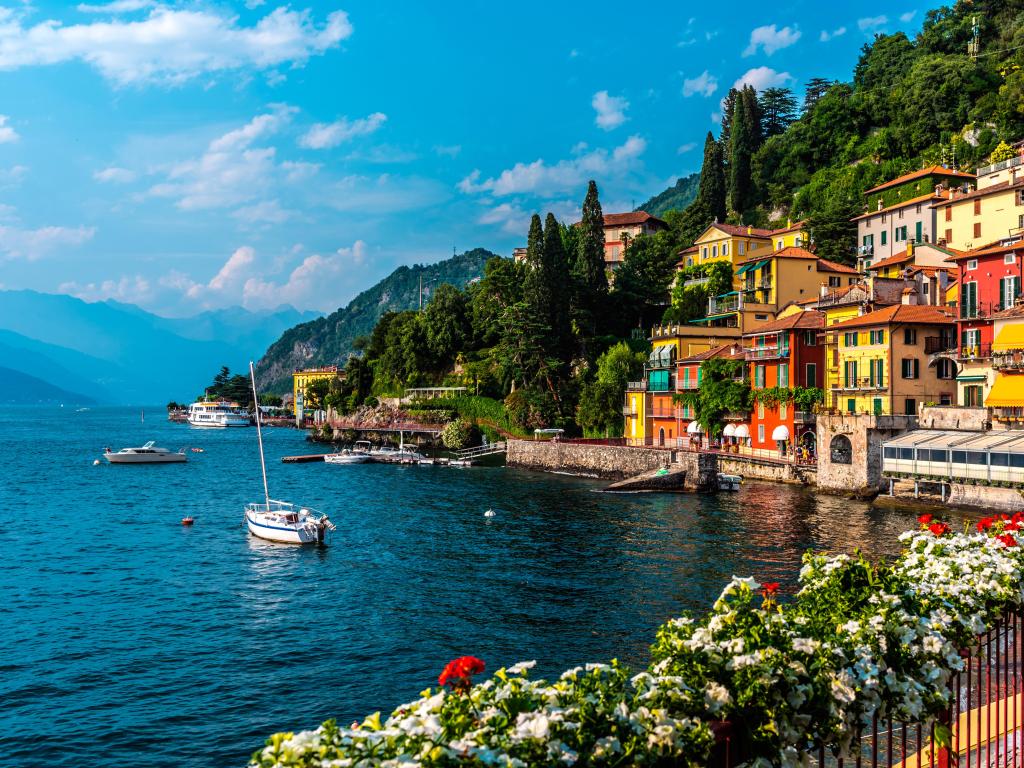 Varenna, small town on Lake Como, Italy