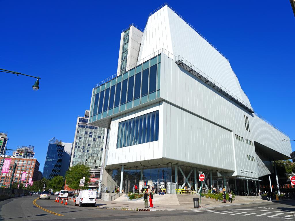The Whitney Museum of American Art building from the outside