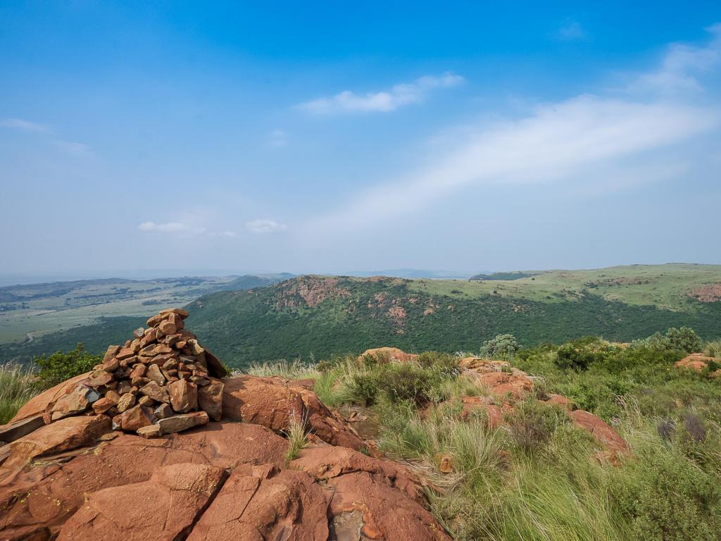 Beautiful panoramic view of Suikerbosrand Nature Reserve