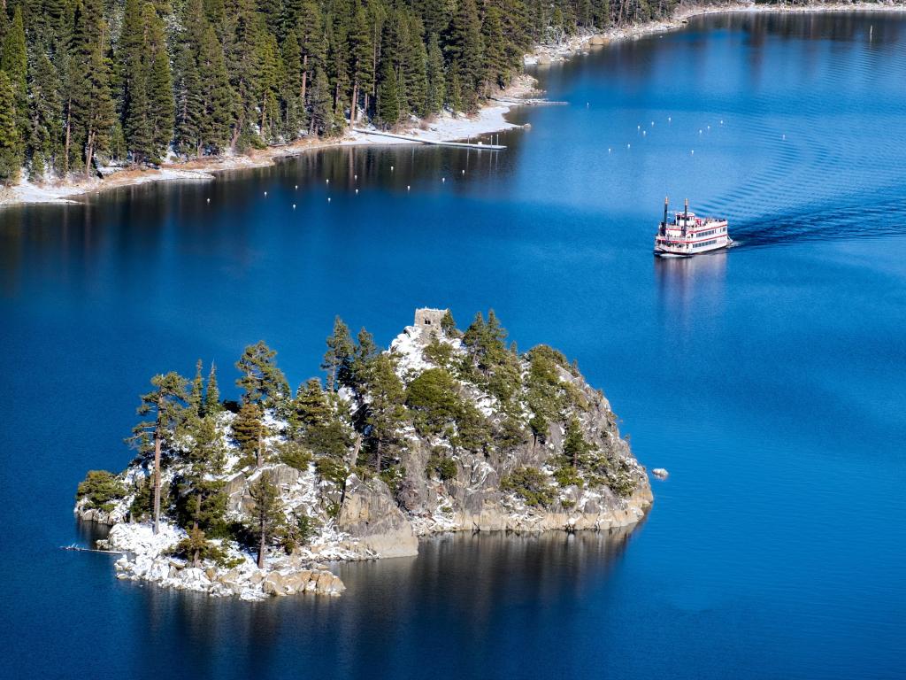 Cruising at Lake Tahoe, California