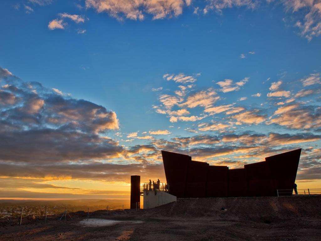 The Lode Miners Memorial at Broken Hill, Australia.