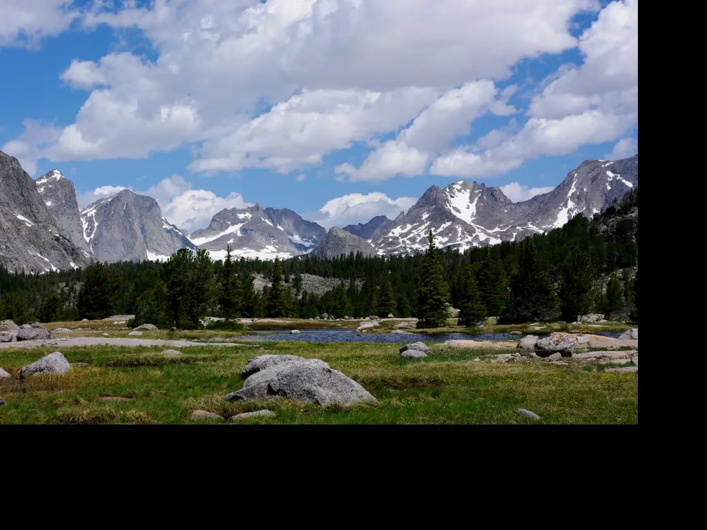 Wind River Mountain Range in Wyoming's Wind River Reservation 