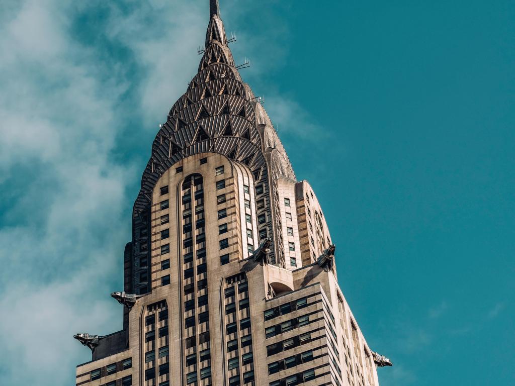 Close up view of the Chrysler Building, New York