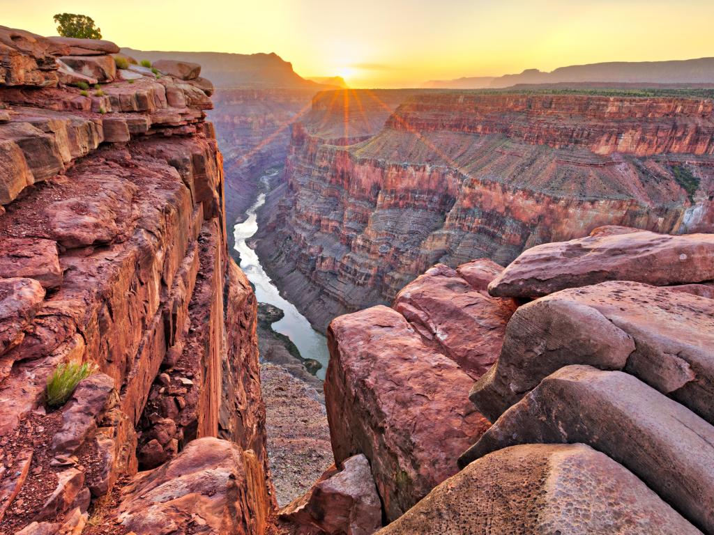 Sunrise at Toroweap in Grand Canyon National Park, Arizona, USA.