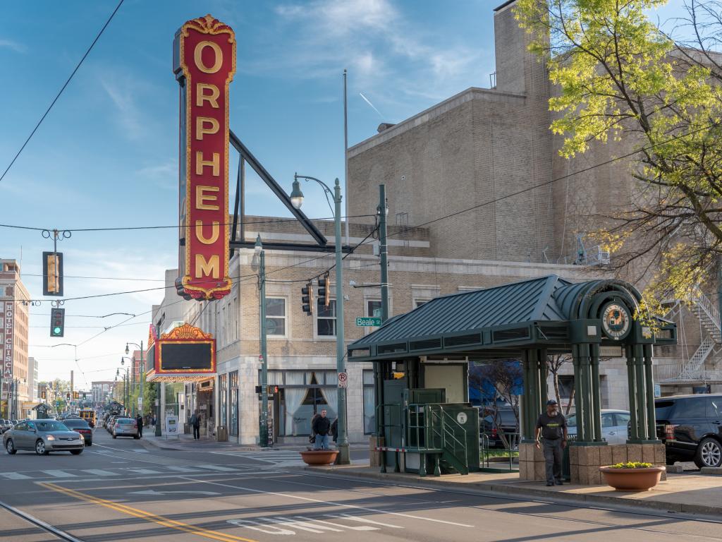 Orpheum Theatre in downtown Memphis, Tennessee