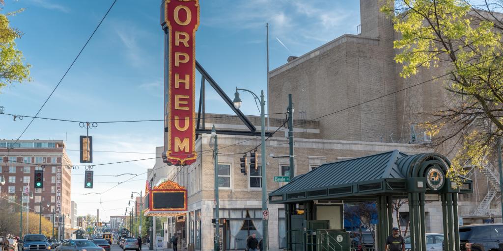 Orpheum Theatre in downtown Memphis, Tennessee