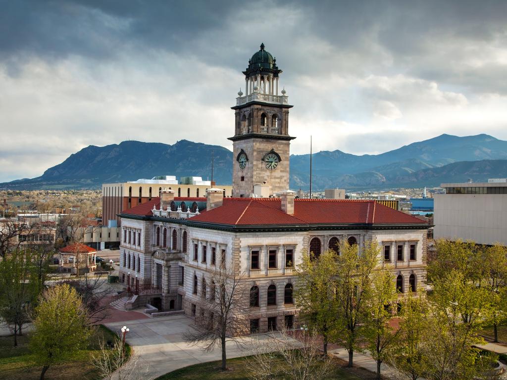 Pioneers Museum building in Colorado Springs, Colorado