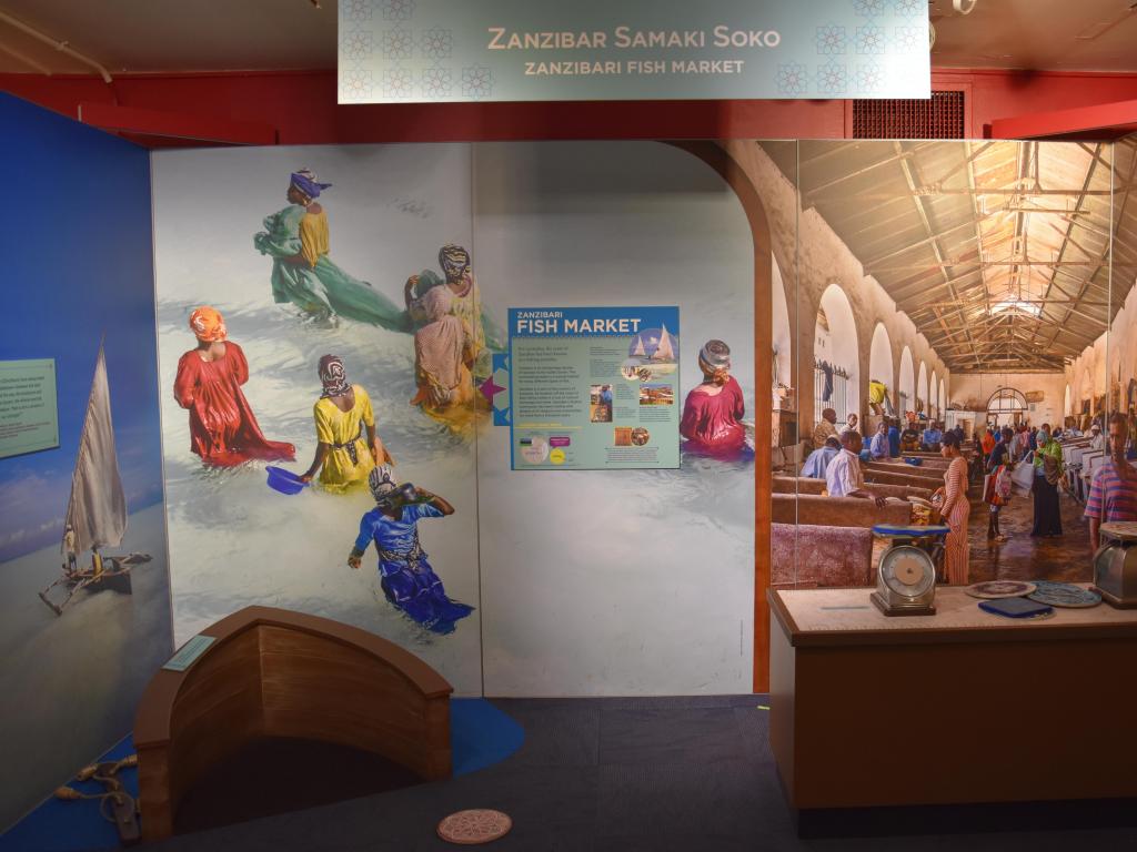 Interactive play area and display at Children's Museum of Manhattan in New York