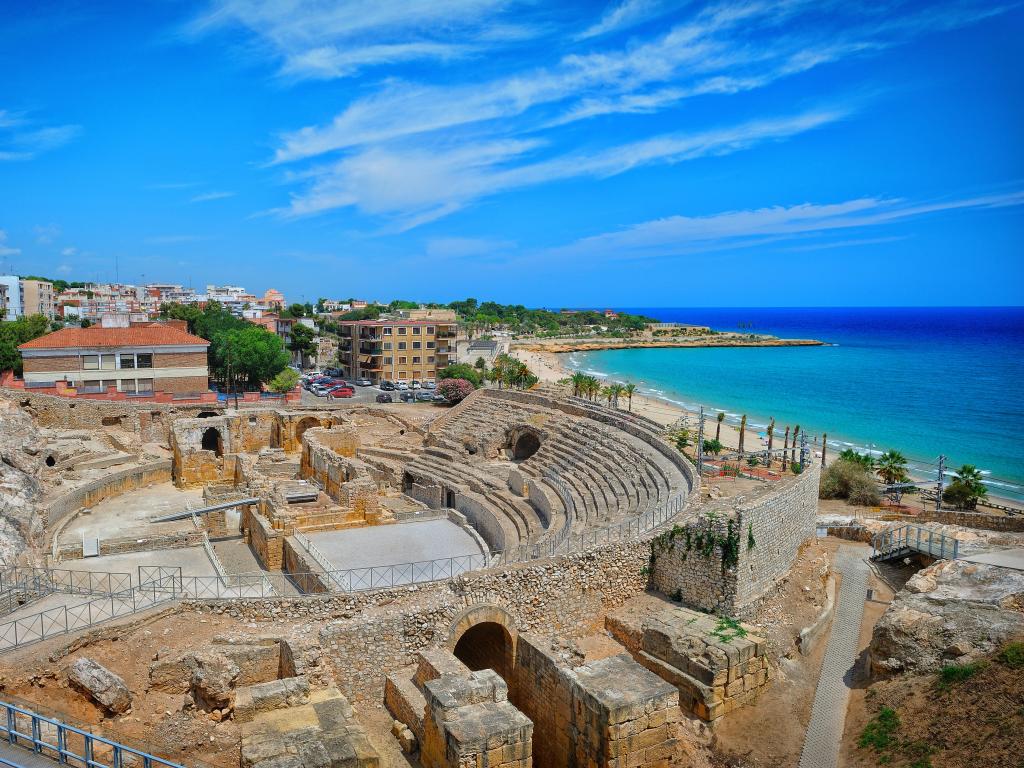 Ancient roman amphitheatre of Tarragona, Catalonia, Spain