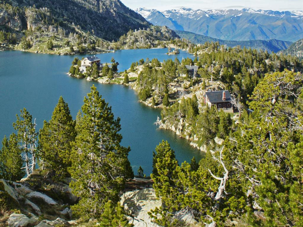 Tort de Peguera lake in the Pyrenees, Catalonia