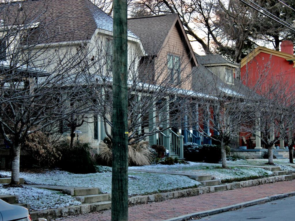 Row houses in Germantown neighborhood of Nashville, Tennessee