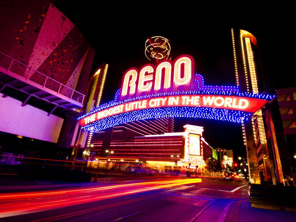 The Beautiful view of Reno