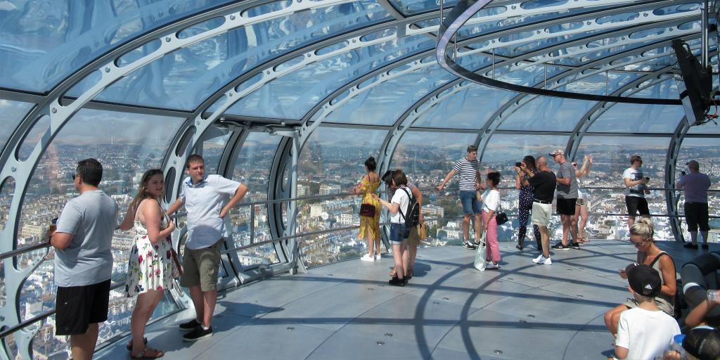 Inside British Airways i360 Brighton 