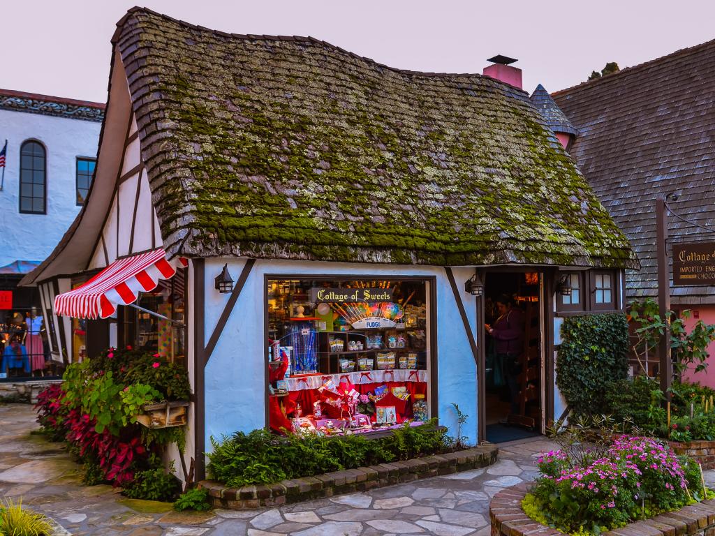 The Cottage of Sweets imports British sweets in Carmel-by-the-Sea, California