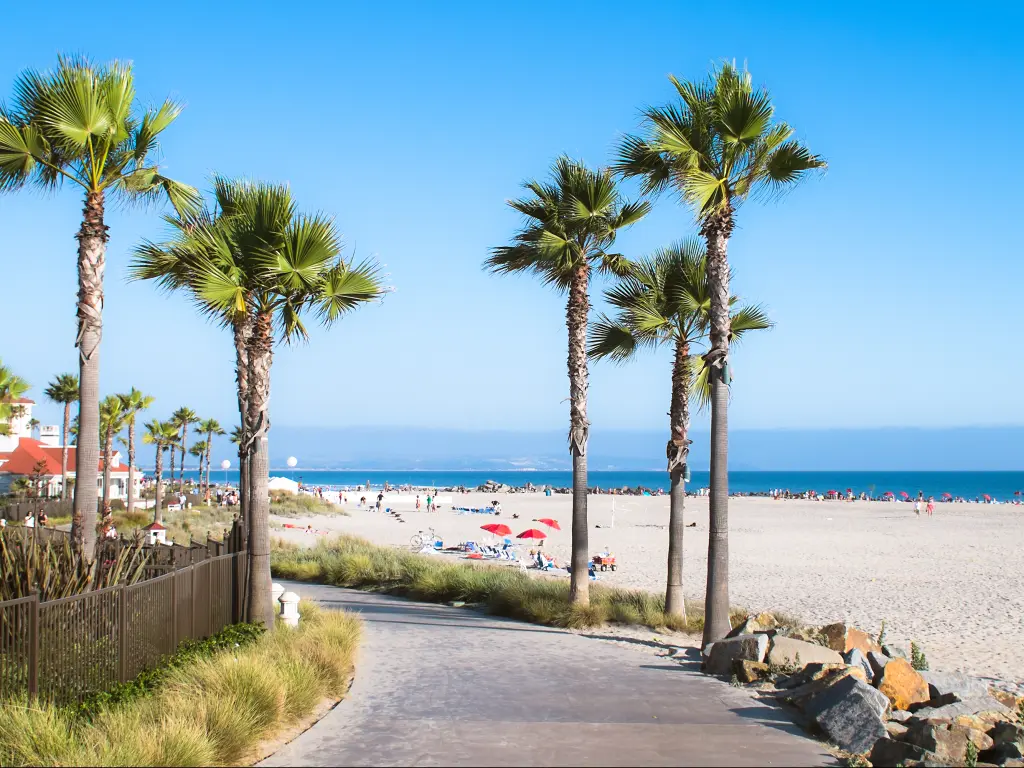 The near-perfect beaches in San Diego are great to go to all year round