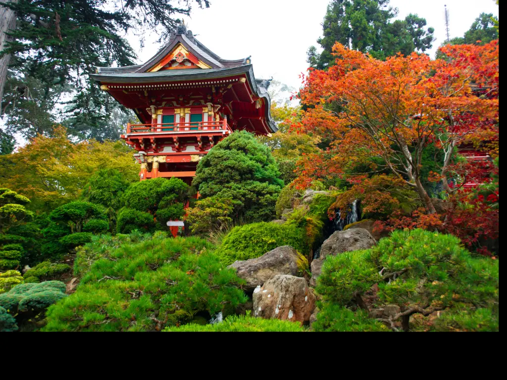 Japanese Tea Garden in Golden Gate Park in San Francisco