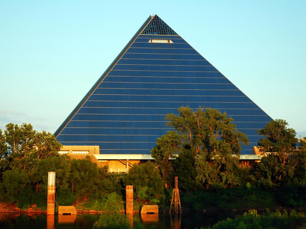 The Memphis Pyramid housing the Bass Pro Shop, Tennessee