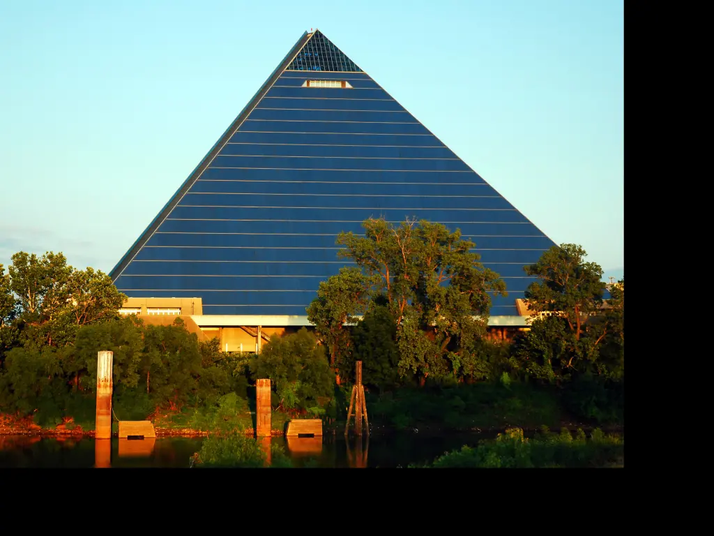 The Memphis Pyramid housing the Bass Pro Shop, Tennessee