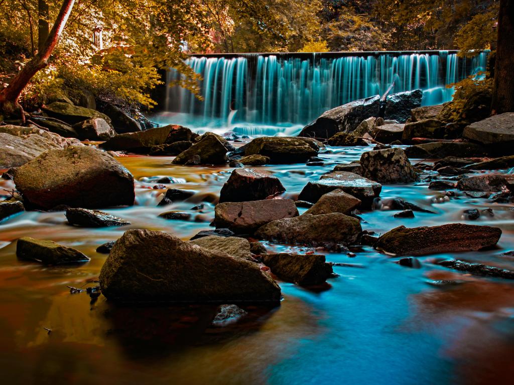 The dam at Susquehanna State Park, Maryland