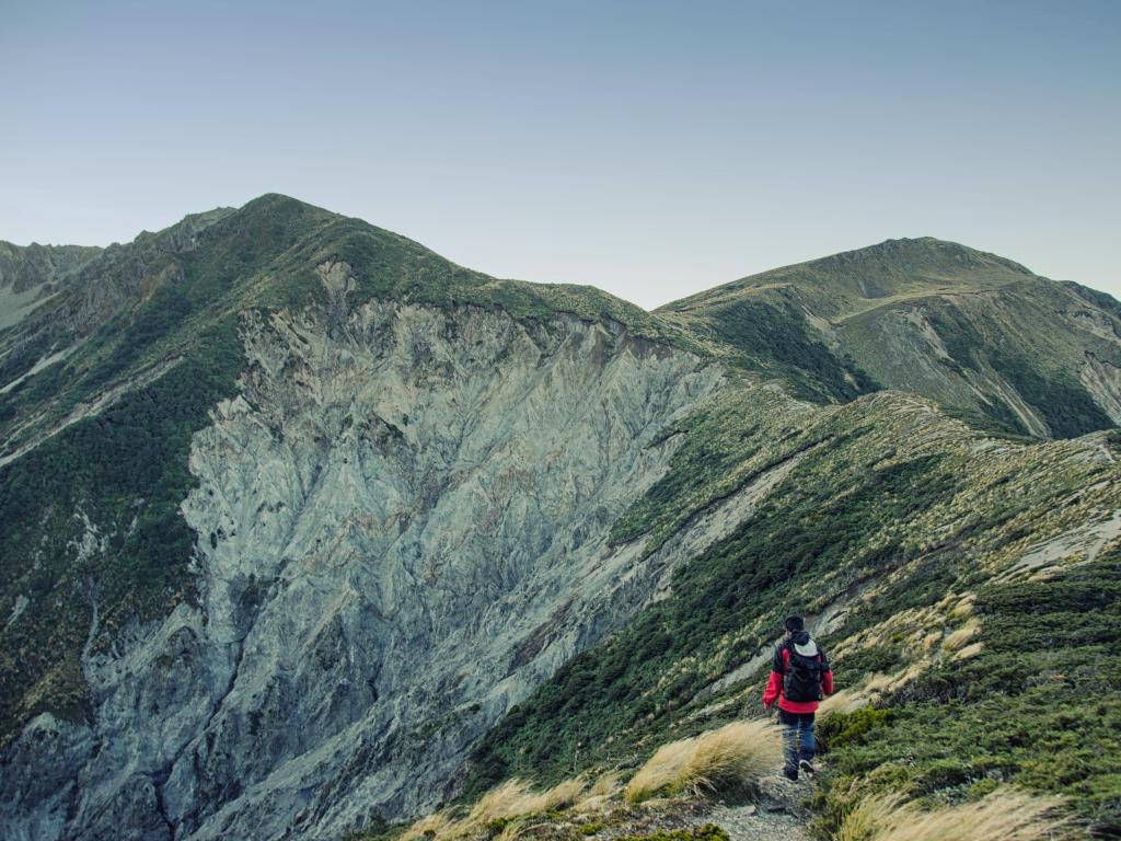 New zealand Hiking in the mountains - Ruahine National Park