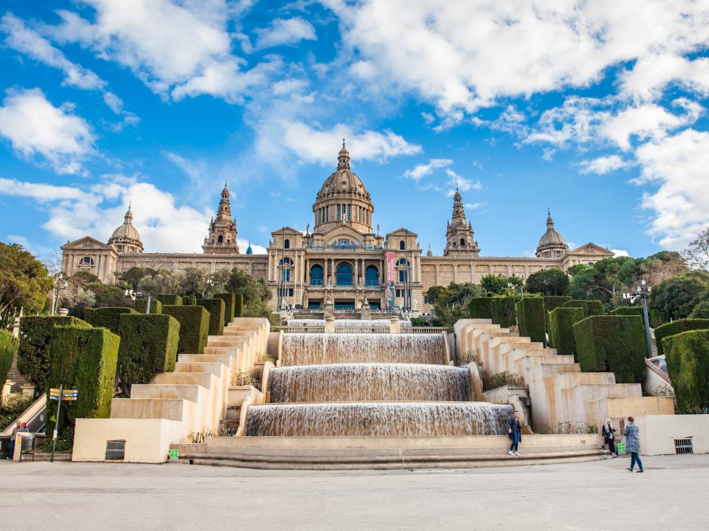 Spain road trip day 2 - Montjuic fountain