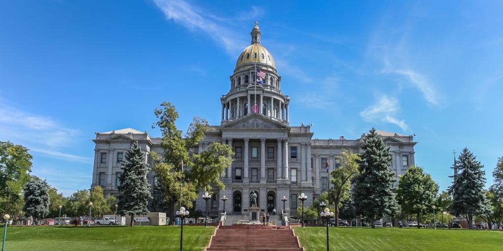 Colorado State Capitol building in Denver