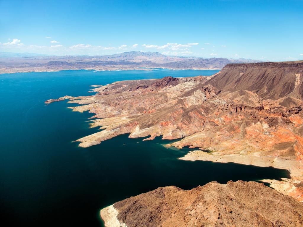 Aerial view of Lake Mead