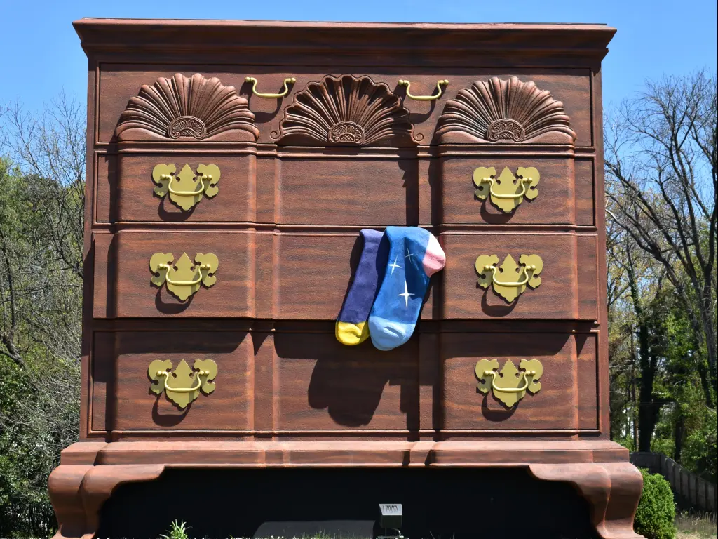 36 foot high World's Largest Chest of Drawers, High Point, North Carolina