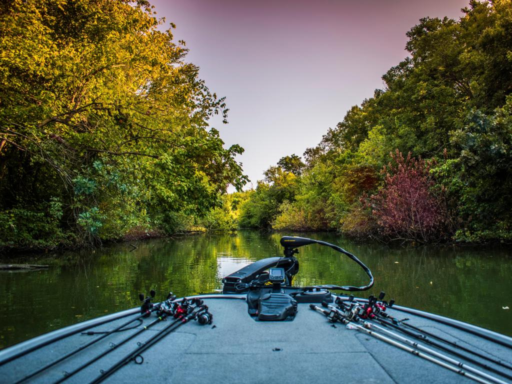 Ray Hubbard Lake, Texas. River