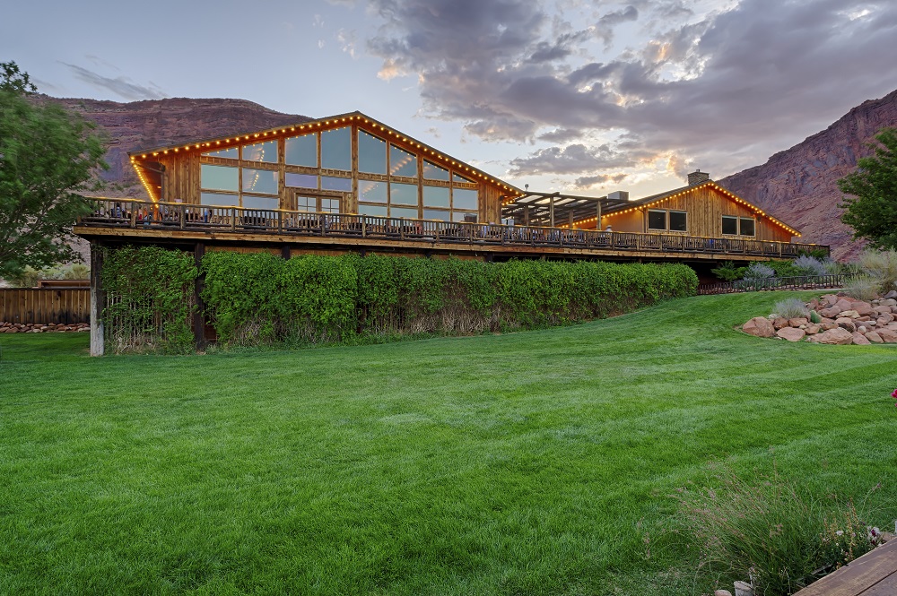 Red Cliffs Lodge is located on the banks of the Colorado River and is a perfect place to stop on a road trip from Denver to Las Vegas.