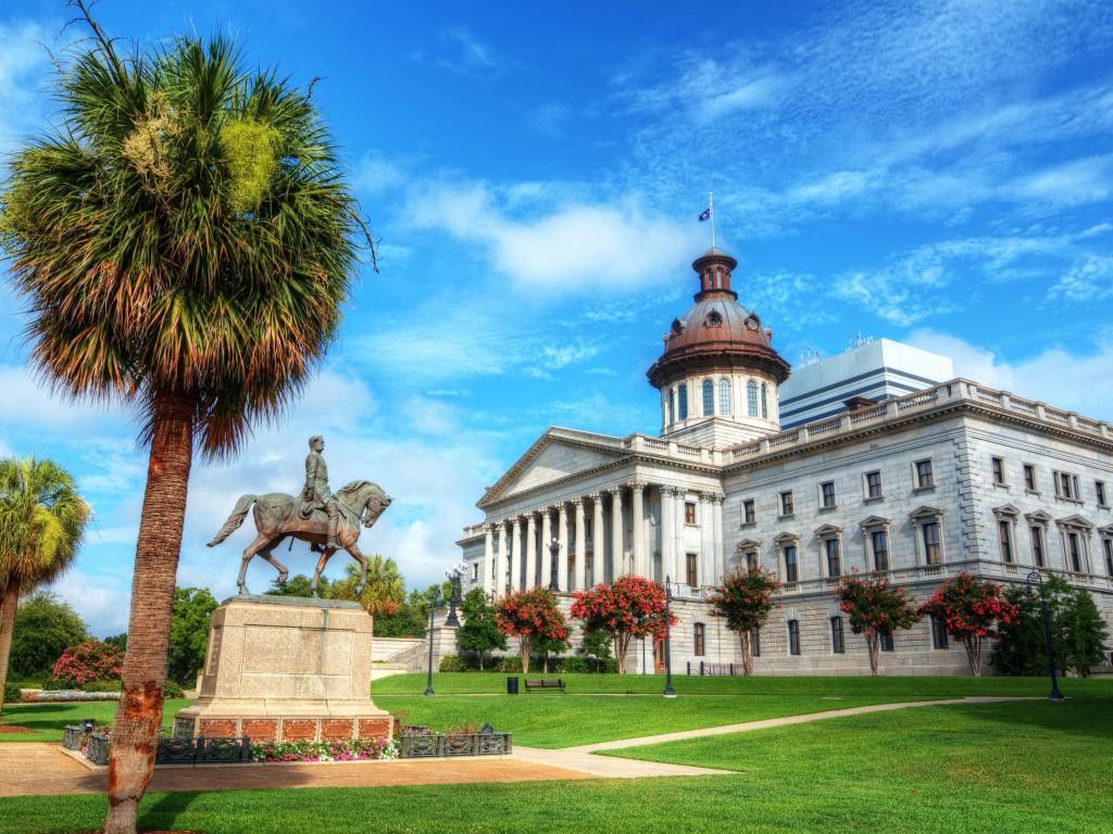 The South Carolina State House in Columbia.