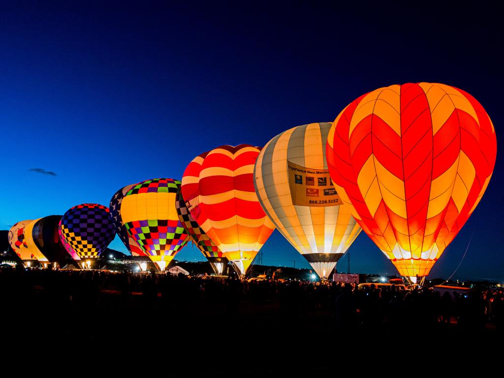 Albuquerque, New Mexico, USA at Dawn Patrol at the Albuquerque International Balloon Fiesta.
