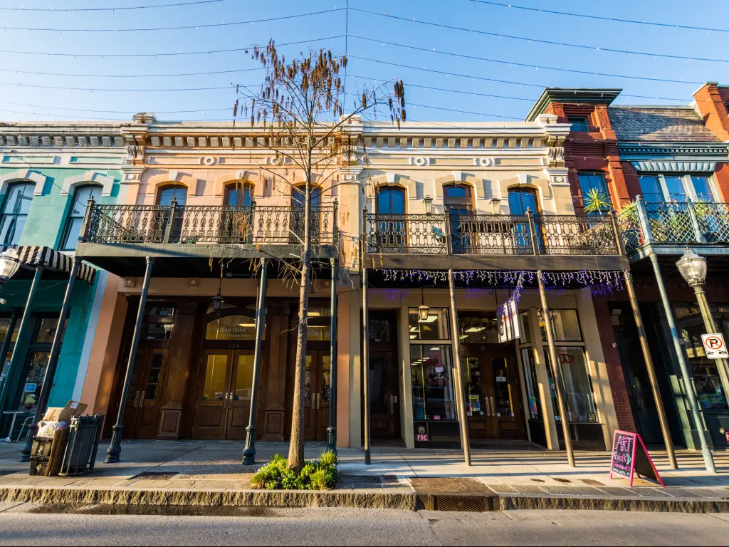 The Southern charm of the Historic Downtown in Mobile, Alabama