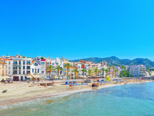 Sitges town and beach is a perfect day trip from Barcelona