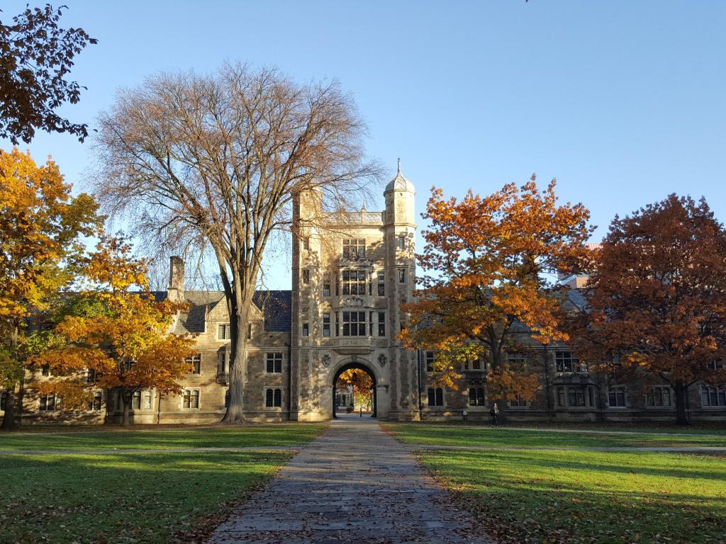 University of Michigan in Ann Arbor on a sunny day.