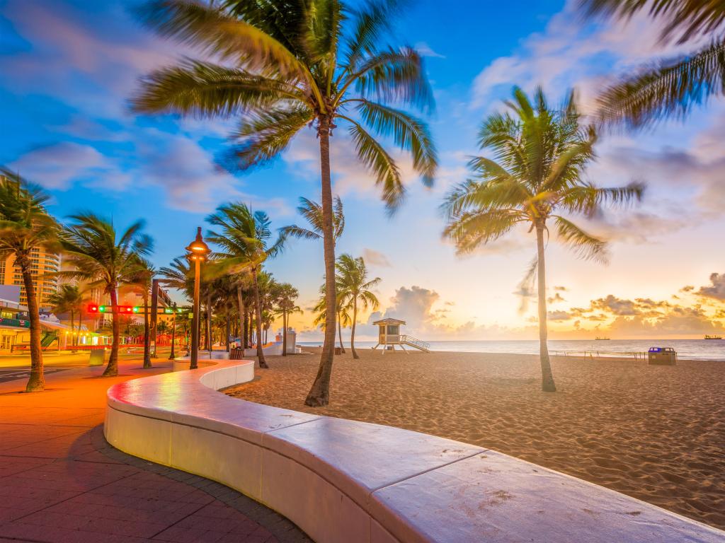 Fort Lauderdale Beach at dawn