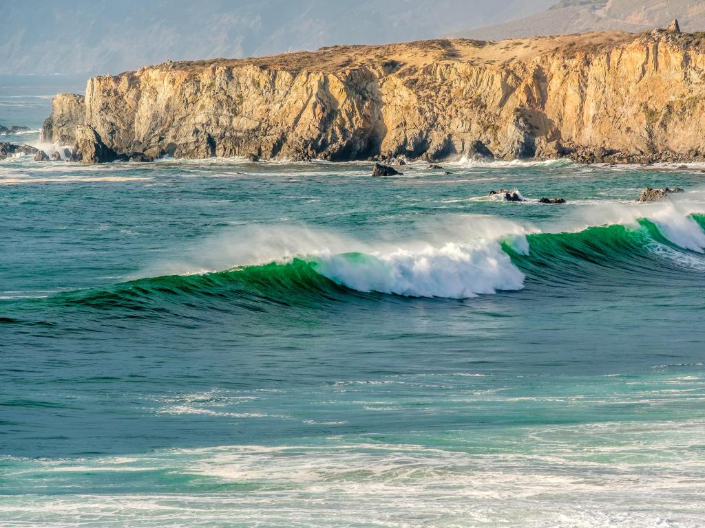 USA Pacific coast landscape, Sand Dollar Beach, California.