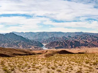 Panoramic view of Willow Beach, at the Colorado River in Lake Mead National Recreation Area, Arizona