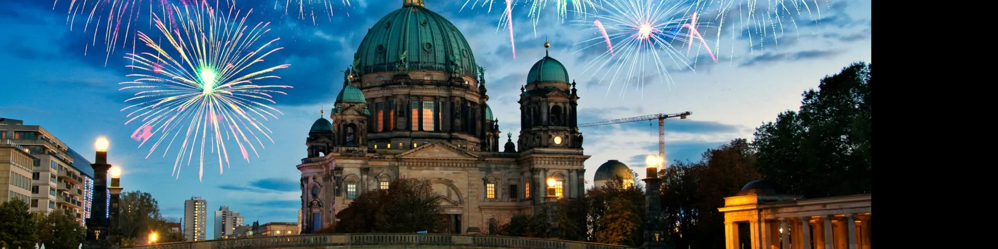 Berlin city break - a perfect evening with fireworks