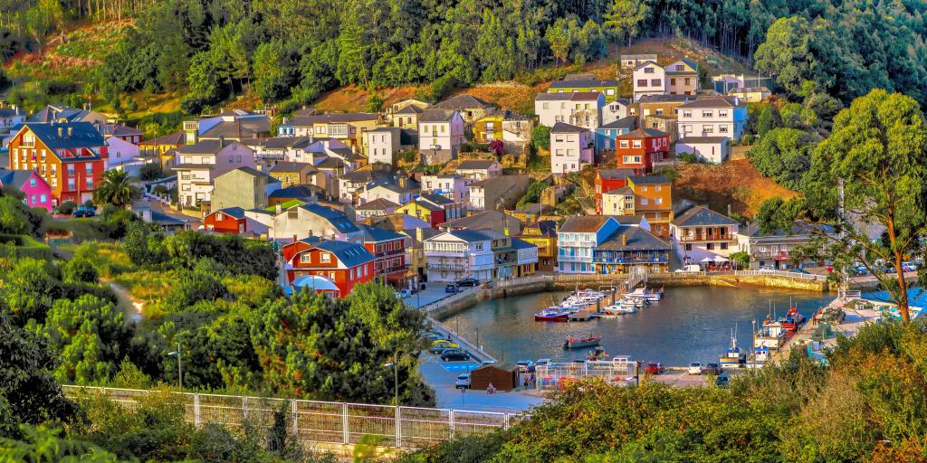 O Barqueiro fishing village is a perfect spot on a road trip through Galicia