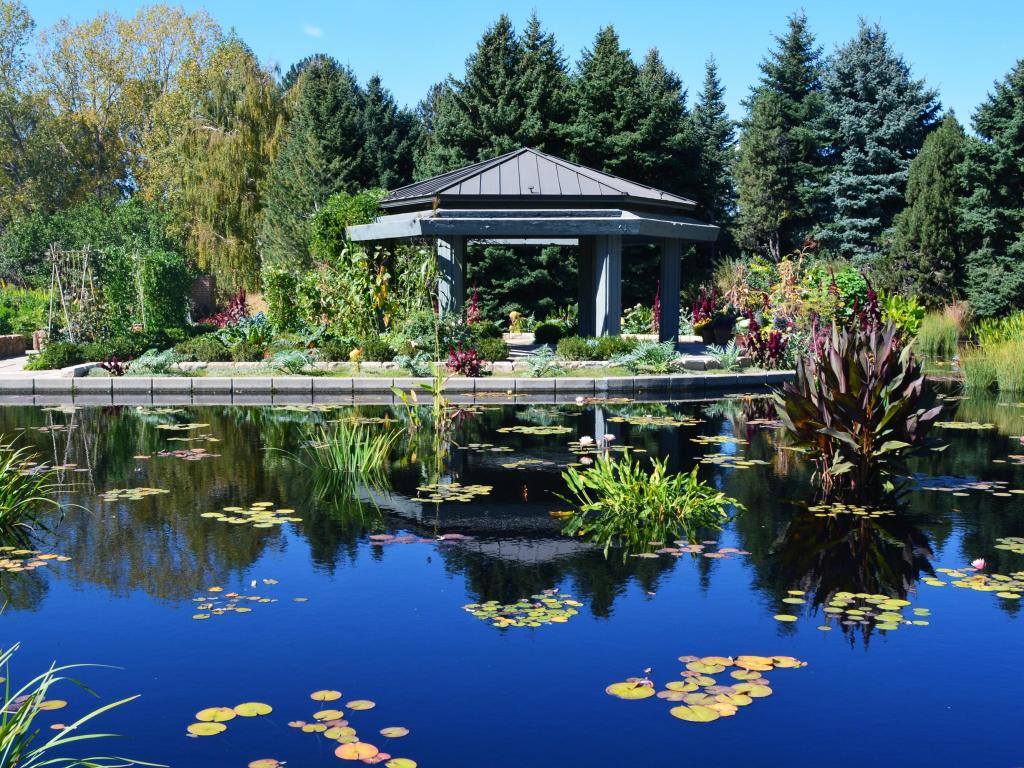 The beautiful botanical garden in Denver, Colorado.