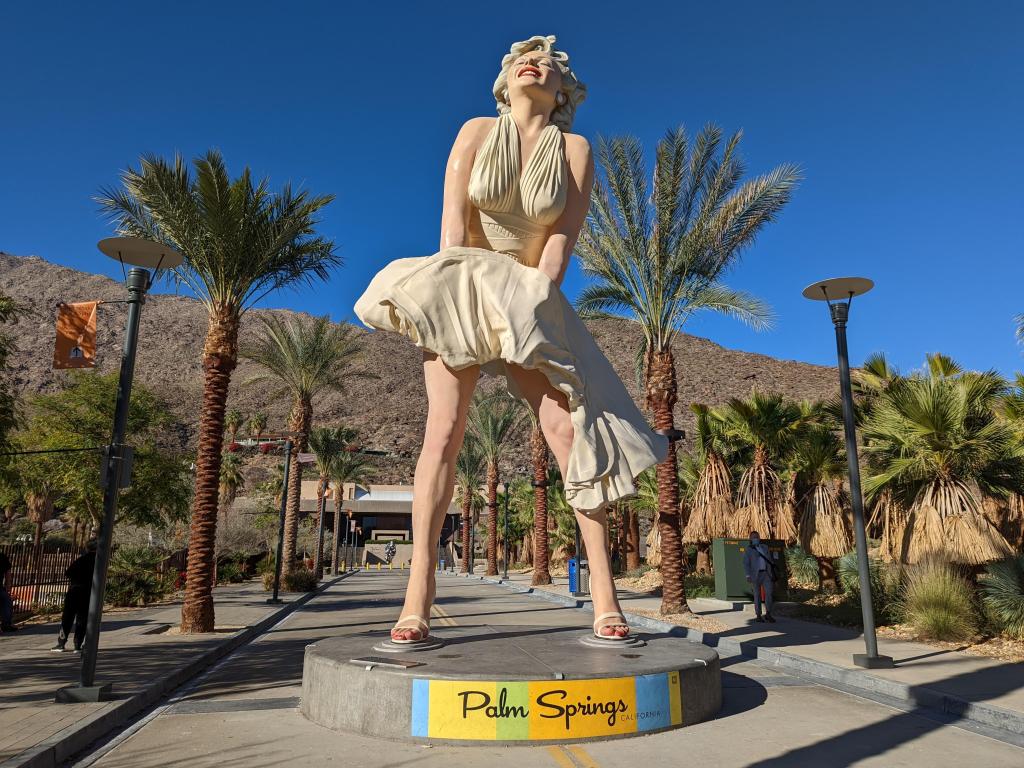 The Forever Marilyn statue by Seward Johnson, Palm Springs