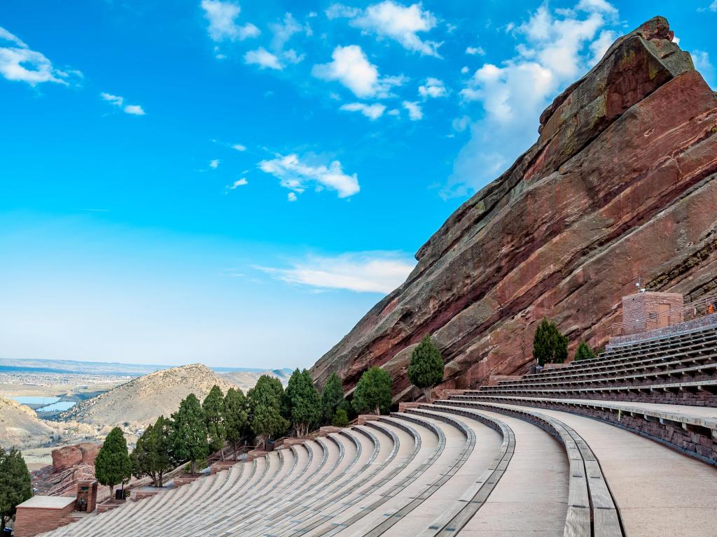 Historic Red Rocks Amphitheater near Denver, Colorado