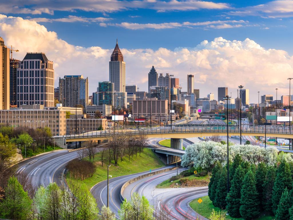 Atlanta, Georgia, USA downtown skyline.