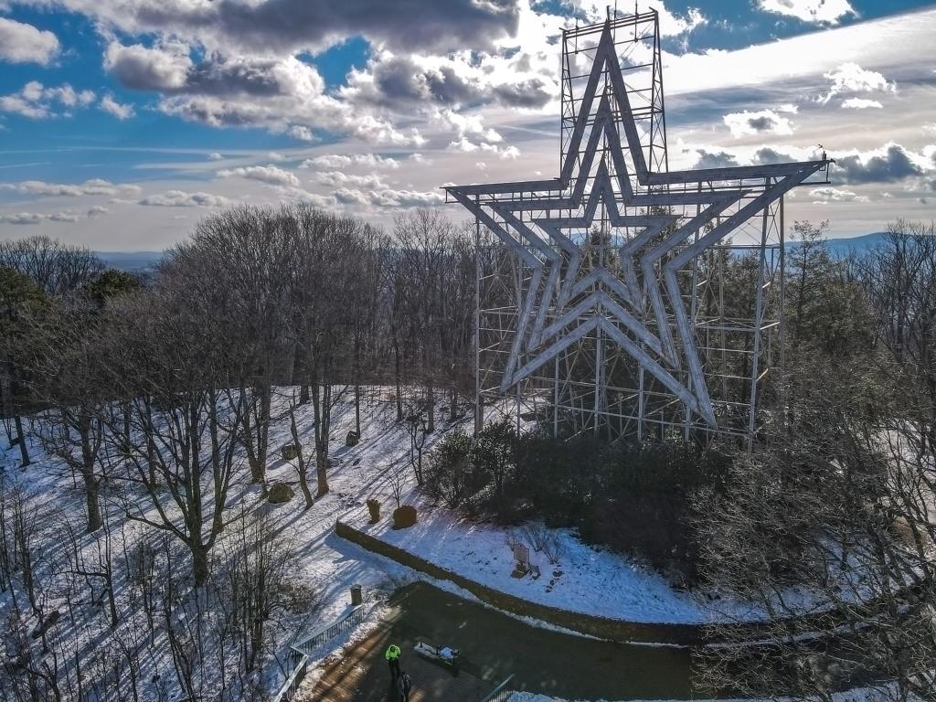 Roanoke Star on Mill Mountain