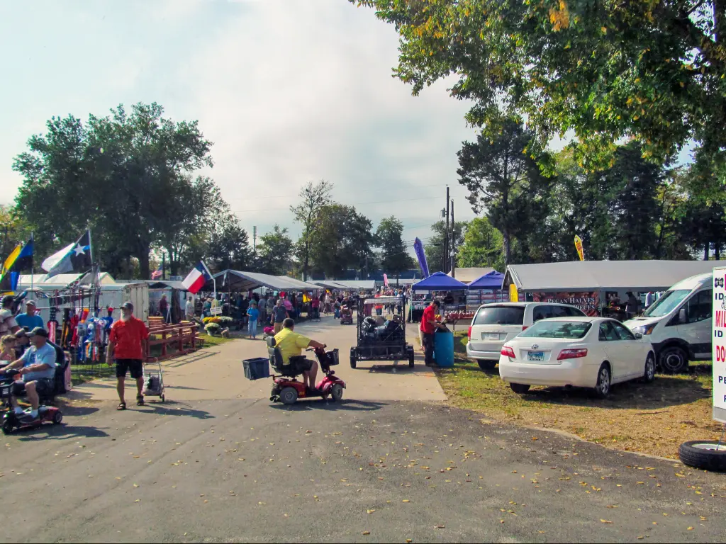The First Monday Trade Days flea market in Canton, Texas has been running since 1850.