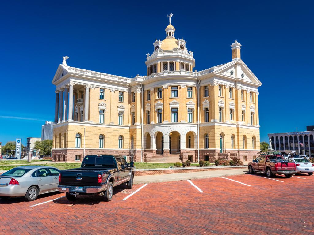 Marshall Texas Courthouse in Harrison County, Texas