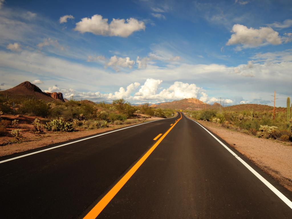 Open highway in pheonix Arizona